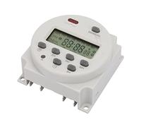 Depisuta Programmable Digital Timer Switch Strong Anti-interference Capacity for Electronic Street Light Control Device Neon Lights 1S~168h 5VA (#3)