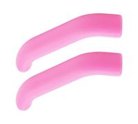 Depisuta Protective Brake Lever Golotte of Light Silicone for The Mountain Bike 2pcs Brake Handle for The Road Bike, Mountain Passionaters - White/Gray (Deep Pinkish)