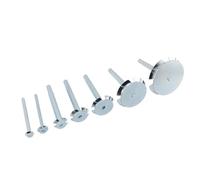 Depisuta PVC Pipe Reamer, High Speed Steel PVC Fitting Socket Saver Save Time Effort Practical Plumbing Fitting Saver Bit Socket Set for 1/2" Variable Speed Power Drill (7pcs)
