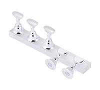 Depisuta Square Chess Board Nail Art Display Practicing Set with Magnetic Bottom for Manicure Process Pleasure, Professional and Home Use