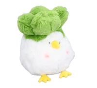 Depisuta Stuffed Animal, 3D Simulation Stuffed Cabbage Plush Pillow Soft Cute Cabbage Bird Shape Doll Pillow Decorative Cartoon Plush Doll Ornaments for Bedroom Living Room Couch