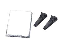 Depisuta Sublimation Slate Blanks, 3.74 X 5.71in with Display Stand for Desktop Home Decor DIY Custom Photo Frame with Heat Transfer Printing Frame Rock Stone Material