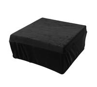 Depisuta Turntable Dust Cover, Stretch Elastic Fabric Turntable Protective Cover Soft Sleeve Dust Case for audios-Technica AT-LP120XBT-USB AT-LP120XUSB (Black)