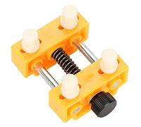 Depisuta Watch Repair Vise Tool Open Case Holder Fixer for Watchmaker - Sturdy Metal Dial Fixture for Jewelers, Light and Handy for Wristwatch Repairing (Yellow)