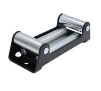 Depisuta Winch Roller Fairlead, 4 Rollers Universal Mount Cable Guide 12000LBs Winch Guide Fairlead for Steel Cable and Synthetic Rope Compatible with Truck Off Road