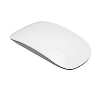 Depisuta Wireless Bluetooth Mouse, 1600dpi Ergonomic Curved Optical Touch Wireless Mouse, USB C Rechargeable Silent Slim Travel Computer Mouses for PC Laptop (White)