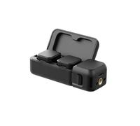 Depisuta Wireless Lavalier Microphone, Pockets 3 Action Camera Mini Bluetooth Omnidirectional Noise Cancellation Mic Kit with 2 TX 1 RX Charging Case Magnetic Attachment for Vlog