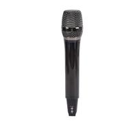 Depisuta Wireless Microphone, Rhythm Sync Lighting Karaoke Microphone Metal Mesh Head with 65Mm Interface Handheld Mic with Receiver, RGB Color for Singing Speech Home Party Tiktok (1-to-1)