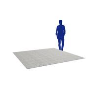 Deploy Concrete Instaslab 4M X 4M ( 13Ft X 13Ft ) Instant Concrete Foundation Slab (W) 400 Cm X (L) 400 Cm - Ready Made Kit