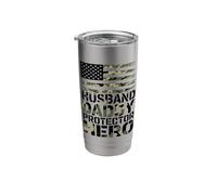 Deployed Military Family Wife Spouse Military Dad Stainless Steel Insulated Tumbler