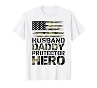 Deployed Military Family Wife Spouse Military Dad T-Shirt