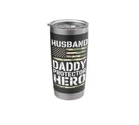 Deployed Military Spouse Family Husband Dad Support Stainless Steel Insulated Tumbler