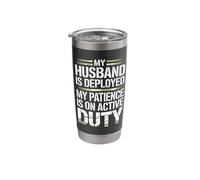 Deployed Military Spouse Stainless Steel Insulated Tumbler