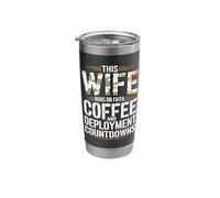 Deployed Military Wife Stainless Steel Insulated Tumbler