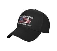 Deportation Depot-Home of The Last Flight Mens Baseball Cap Anti Uv Dad Cap Adjustable Sport Hats for Women Sports Outdoor