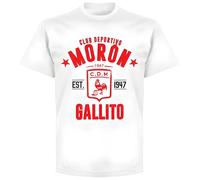 Deportivo Moron Established T-Shirt in White | Size: Medium Deportivo White M
