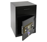 Depository Safe 35.2 * 35.2 * 55cm With Drop Box for Money and Mail, Combination Lock, 4 Keys and Spare Battery Box for Cash, Checks, Document