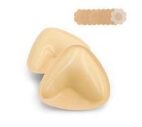 DEPOVOR Ultra Boost Inserts Double-Sided Adhesive Pads Sticky Bikini Padding Inserts for Sports Bra Swimsuit, Beige, Medium