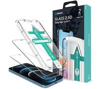 Deppa (2 Pack Premium Iphone 12/12 Pro Screen Protector Tempered Glass | 9H Hardness | Scratch Resistant | Anti-Fingerprints | Bubble-free | 3D Full Edge to Edge | Easy Installation |