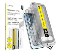 Deppa Pack of 2 | Screen Protector for iPhone 17 Air (6.5 Inches) with Smart Stencil | Dust & Bubble-Free | 9H Hardened | Full Protection | Ultra Clear