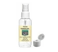 Deprayag Gangajal Holy Ganga Water from The Origin or Beginning of River Ganga at Devprayag in Pet Bottle with Spray & Fliptop 100ml (3.38oz)