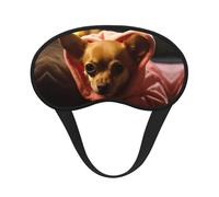 Depressed Chihuahua Sleep Eye Mask for Women Men Soft and Comfortable Sleep Mask Blackout Sleeping Eye Cover for Travel Yoga Nap Shift Work