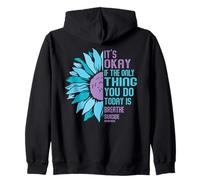 Depression Awareness Suicide Prevention Zip Hoodie