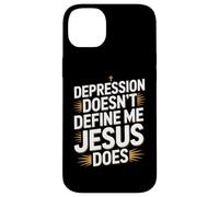 Depression Doesn't Define Me Jesus Does Christian Case for iPhone 14 Plus