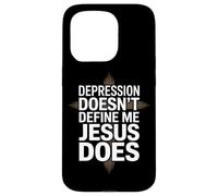 Depression Doesn't Define Me Jesus Does Christian Case for iPhone 15 Pro