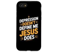 Depression Doesn't Define Me Jesus Does Christian Case for iPhone SE (2020) / 7/8