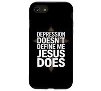 Depression Doesn't Define Me Jesus Does Christian Case for iPhone SE (2020) / 7/8
