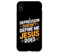 Depression Doesn't Define Me Jesus Does Christian Case for iPhone XS Max