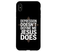 Depression Doesn't Define Me Jesus Does Christian Case for iPhone XS Max
