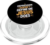 Depression Doesn't Define Me Jesus Does Christian PopSockets PopGrip for MagSafe