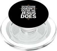 Depression Doesn't Define Me Jesus Does Christian PopSockets PopGrip for MagSafe