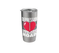 Depression is a Bypassed Road - Open Heart Surgery Stainless Steel Insulated Tumbler