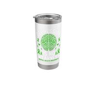 Depression is No Weakness Mental Health Awareness Stainless Steel Insulated Tumbler