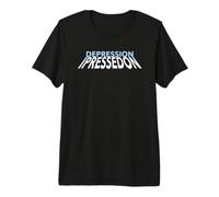 Depression Letters Spell I Pressed on Inspires Victims Premium T-Shirt