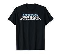 Depression Letters Spell I Pressed on Inspires Victims T-Shirt