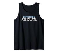 Depression Letters Spell I Pressed on Inspires Victims Tank Top