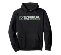 Depression Recovery Healing Journey Mental Health Progress Pullover Hoodie