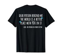 Depression & Suicide Prevention Awareness Person Behind Me T-Shirt