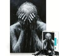 Depression Teenagers 1000 Piece Jigsaw Puzzle Stress Relief High Def Print Fun Play Room Art (38x52cm)