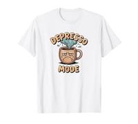 Depresso Mode - When the Coffee’s Hot but the Feelings Cold T-Shirt