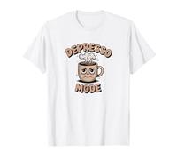 Depresso Mode - When the Coffee’s Hot but the Feelings Cold T-Shirt