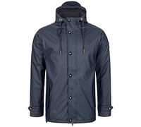 DEPROC-Active Men's Ankerglut Rain Jacket #Ankerglutreise, Navy, XXL