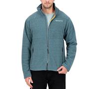 DEPROC-Active Men's Herren Strickfleecejacke mit Stehkragen Übergangsjacke Windbreaker Fleecejacke Männer Seward Fleece Jacket, Smoke, S