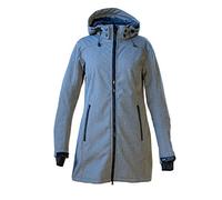 Deproc Active Women's Soft Shell Long Coat - Grey/Grey, Size 26