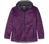 DEPROC-Active Womens Sweater/Strickfleece Jacke WHITEFORD, Violet (Violett), 42