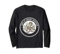 Dept of Aquatic Deception Mimic Octopus Humor Long Sleeve T-Shirt